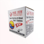 THE SUN Stainless steel cutting plate 4 4