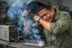 ควันเชื่อม น้อย ลวดเชื่อมเดอะซัน เชื่อมธูป