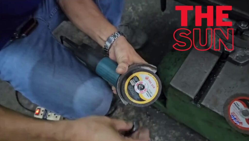 How to tighten superthin cutting disc